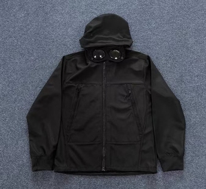 Men's Durable <strong>Soft</strong> <strong>Shell</strong> <strong>Hooded</strong> <strong>Jacket</strong> for Winter Outdoor Activities Comfortable Camping Mountaineering Long Lasting OEM Service - Product Image 4