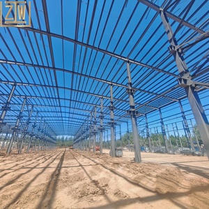 Nhà xưởng đúc sẵn & nhà kho kết cấu thép xây dựng tuyệt vời cho nhà máy thiết kế kim loại bền kim loại đổ - Product Image 2