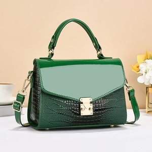 Newest High Quality Pu Leather Designer Shoulder Bags Trendy Fashion Latest Luxury Alligator Pattern Women's Handbags - Product Image 5