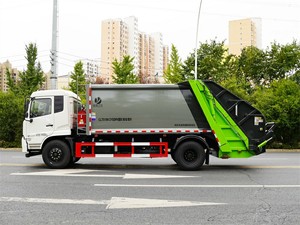 Camion de ramassage des déchets Dongfeng 4X2 12/15m³ de qualité supérieure avec compacteur pour l'élimination des déchets commerciaux - Product Image 4