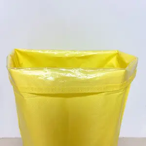 핫 세일 맞춤형 초음파 재봉 20kg 50kg 플라스틱 짠 옥수수 가방 앙골라 쌀 곡물 자루 가방 30kg 내부 가방