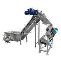 Machine à réduire la mangue en pâte à double canal/machine d'extraction de purée de mangue/machine de fabrication de jus de pulpe de fruit