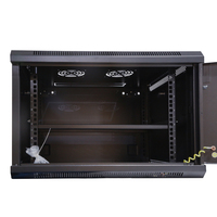 Armoire murale WS1 600*600 9U pour serveur, montage en rack 19 pouces, acier laminé à froid, protection IP20, capacité de charge de 60 kg, en stock
