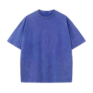 Camiseta de Lujo Vintage con Logo para Hombre, 100% Algodón Jersey de Alta Calidad, Estampada, Efecto Desgastado, Oversize, Lavado Ácido, para Hombre - Product Image 3