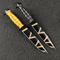 Couteau de survie MK2.1 8Cr13MoV à lame pleine, manche FRN, couteau fixe tactique pour la chasse et le camping avec étui Kydex personnalisé