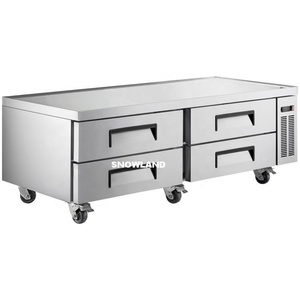 Nuovo frigorifero commerciale con Base da Chef refrigerata <span class=keywords><strong>a</strong></span> <span class=keywords><strong>4</strong></span> <span class=keywords><strong>cassetti</strong></span> da 72'' - Product Image 3