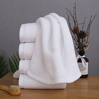Usine En Gros Hôtel Bain Spa Salon Guest House Serviette 100% Coton Blanc Pas Cher Sueur Serviette De Douche Pour Hôtel