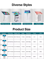 Bornes Tactiles Android 32 Pouces, Bornes Publicitaires Interactives d'Information avec Écran Tactile, Nouveaux Kiosques Interactifs de Fournisseur Chinois