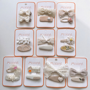 Ruban de <span class=keywords><strong>cheveux</strong></span> personnalisé de style coréen grand nœud de <span class=keywords><strong>cheveux</strong></span> avec barrettes pour enfants - Product Image 5