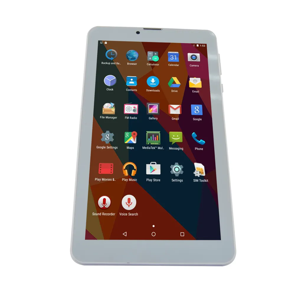 Volledige Nieuwe 7Inch Tablet Pc Ram 1G Rom 8G Mobiel 3G Tablet Pc Zet Sim-kaart binnen