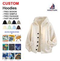 Cardigan ample à capuche en maille pour femme, style décontracté automne-hiver, manteau pull confortable pour le quotidien, style polo en maille