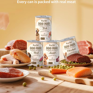 Comida Húmeda para Perros en Lata de 400g, Mezcla de Mousse y Salsa, Paquete de Comida Seca para Perros, Golosinas Húmedas - Product Image 2