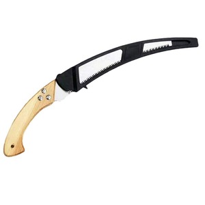 Hand Saw 350mm Wooden Handle With Sheath Hardened Steel Blade Outdoor Pruning Logging Tool - Product Image 5