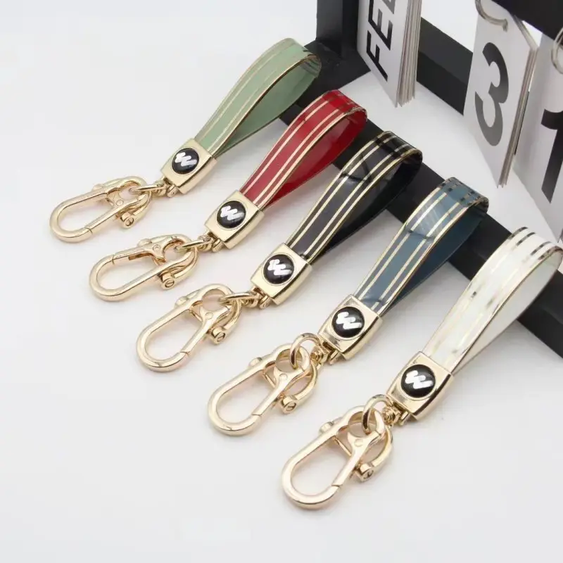 Factory Hot Sell Multi-color Metal Zinc Alloy TPU Key Ring Popular High Quality Car Keys Holder Car Keychains with Metal Ring