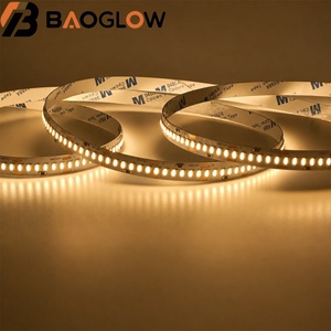 ไฟ LED แบบเส้น 240LEDs/M ทนความร้อน CCT 2 สาย SMD2835 DC24V 18W/M กว้าง 10 มม. วงจรแบบหรี่แสงได้ สำหรับไฟแบ็คไลท์ทีวี - Product Image 2