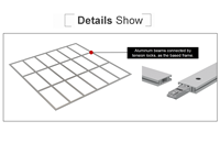 Systèmes de plancher surélevés d'exposition modulaire en acier et en zinc pour l'extérieur Piédestal à plancher surélevé Prix Pieds de nivellement réglables
