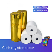 Rouleaux de papier thermique sans BPA pour imprimantes de caisse, terminaux ATM/POS, 80x60mm, directement de l'usine