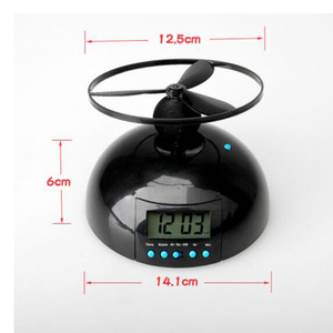 Novelty <strong>Digital</strong> LED <strong>Alarm</strong> <strong>Clock</strong> Gadget Run Away <strong>Flying</strong>/Rolling <strong>Helicopter</strong> Chopper Propeller <strong>Clock</strong> Creative Gift - Product Image 2