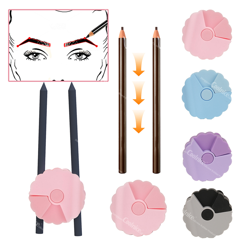 Adjustable Silicone Eyebrow Positioning Measurement Tool
