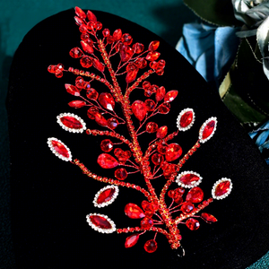 Accesorios de Boda Europeos y Americanos, Peineta de Novia con Pedrería, Tocado de Dama de Honor, Diadema Brillante para Fiesta - Product Image 2