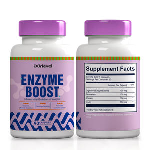 เอนไซม์ย่อยอาหารสูตรผสม ผลิตภัณฑ์เสริมอาหารบรอมีเลนแบบแคปซูลสำหรับผู้ใหญ่ ยี่ห้อสั่งผลิต ช่วยเพิ่มการดูดซึมสารอาหารและเสริมสร้างสุขภาพลำไส้ - Product Image 3