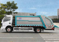 Camion compacteur de déchets électrique BYD/Dongfeng, capacité 6m³/7m³, transmission manuelle, moteur et boîte de vitesses, roues motrices 4x2