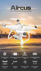 Nouveau 4K HD RC <span class=keywords><strong>JJR</strong></span> HOSHI C X6 Aircus GPS Drone Drone avec 5G 4K 4K HD Caméra Moteur Brushless Suivez-moi Selfie Drone Quadcopter - Product Image 5