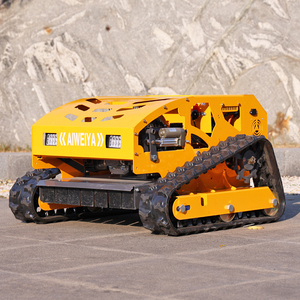 Tondeuse à gazon multifonctionnelle intelligente à rotation zéro, tout-terrain, avec télécommande, chenilles en caoutchouc incassables, désherbant AWY-55 - Product Image 4