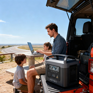 600w Outdoor Portable Solar Generator 220v Power <b>Station</b> 756wh Energy Storage Battery with Cigarette Lighter for Home Appliances - Product Image 4