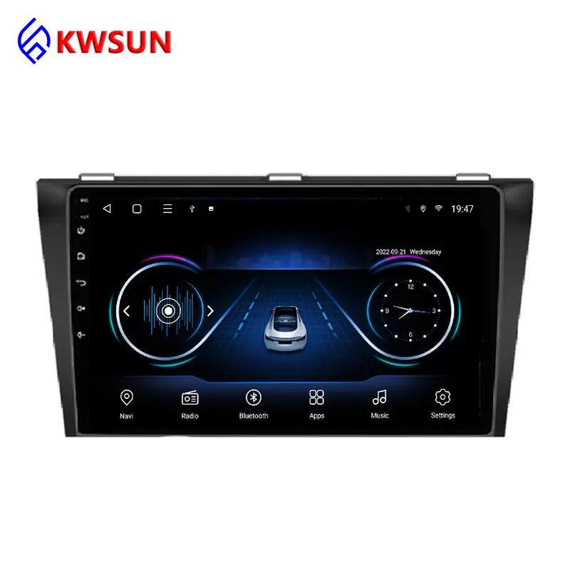 9 Zoll Android Car Player für MAZDA Mazda 3 2004-2009 Autoradio Video Player MP5 WIFI GPS Navigation Voll-Touchscreen IPS