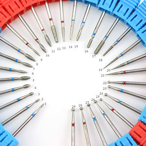 Cuticola Asciutta e Pulita Manicure Rettifica Testa di Foratura Fresa Rotante Russo Punte di Trivello del Chiodo Del Diamante - Product Image 3