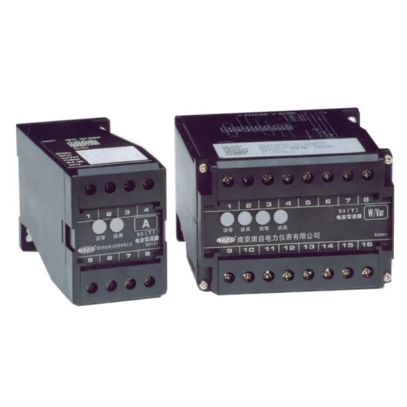 SAC transduser miniatur pemancar tegangan AC, dengan 2 saluran 0-5V 4mA-20mA Output 20V 50V 100V 110V 200V 220V Input