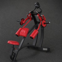Machine à exercices de pectoraux assis professionnelle pour salle de sport, en acier robuste, avec coussinets pour les bras et siège