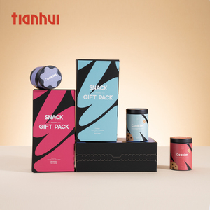 Tianhui boîte à fermeture éclair pliante simple personnalisée ensemble de boîtes d'emballage sucrées pour l'emballage de cadeaux de bonbons pour enfants - Product Image 3