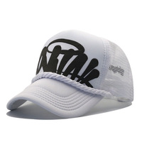 Gorras de Camionero Unisex de Estilo Americano con Letras Impresas, Transpirables, Ajustables, con Protección Solar para Exteriores