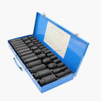 WZAUTO 35 pièces boîte à outils de réparation automobile robuste haute qualité 16 pièces 1/2 "jeu de douilles profondes à impact