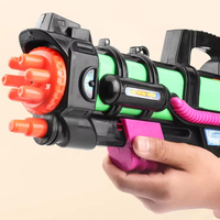 60CM 1300ML Enfants D'été En Plein Air Pistolet À Eau Gicler Grand Plastique Pompe À Air Pulvérisation Pistolet À Eau Jouet