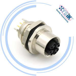 Gigabit endüstriyel Ethernet uygulamaları için yüksek hızlı M12 x-kodlu 8 pinli konnektör kablo montajı - Product Image 4