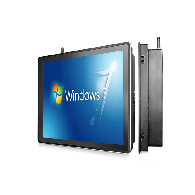 Fanless Industrial Aluminum Alloy Mini PC Dual LAN Display I3 CPU 8GB/32GB RAM Capacitive Touch Panel PC