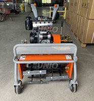 Désherbeuse multifonctionnelle à moteur thermique agricole à deux roues motrices, à marche automatique, haute productivité