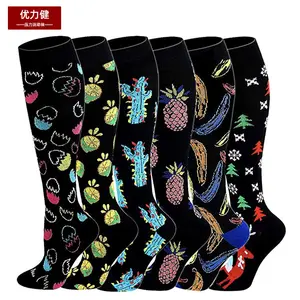 Custom Design Unisex Man Woman Breathable 100% Nylon Cotton Personalized Logo Colour Size Socks