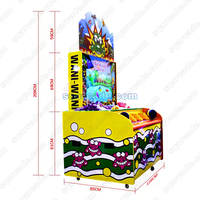 Arcade pour enfants à pièces Wani Wani Crocodile Panic Hammer Frapper Machine de jeu Machine de jeu de percussion pour enfants