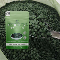 Comprimés de spiruline et de chlorelle personnalisables, comprimés et capsules de spiruline biologique, comprimés de spiruline bio