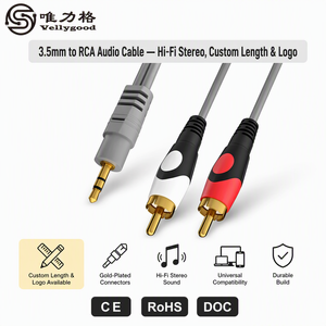 <span class=keywords><strong>Cable</strong></span> de Audio de 3.5mm a 2 RCA, 1.5M, <span class=keywords><strong>Cable</strong></span> Divisor en Y Estéreo <span class=keywords><strong>para</strong></span> Proyector de Auto, Altavoz, <span class=keywords><strong>TV</strong></span>, <span class=keywords><strong>Amplificador</strong></span> - Product Image 1