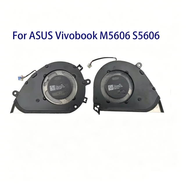 Notebook Cooler CPU GPU Fan for ASUS Vivobook S 16 OLED M5606 S5606 M5606NA S5606WA Cooling Fans BAPA0905R5HY010 BAPA0905R5HY011
