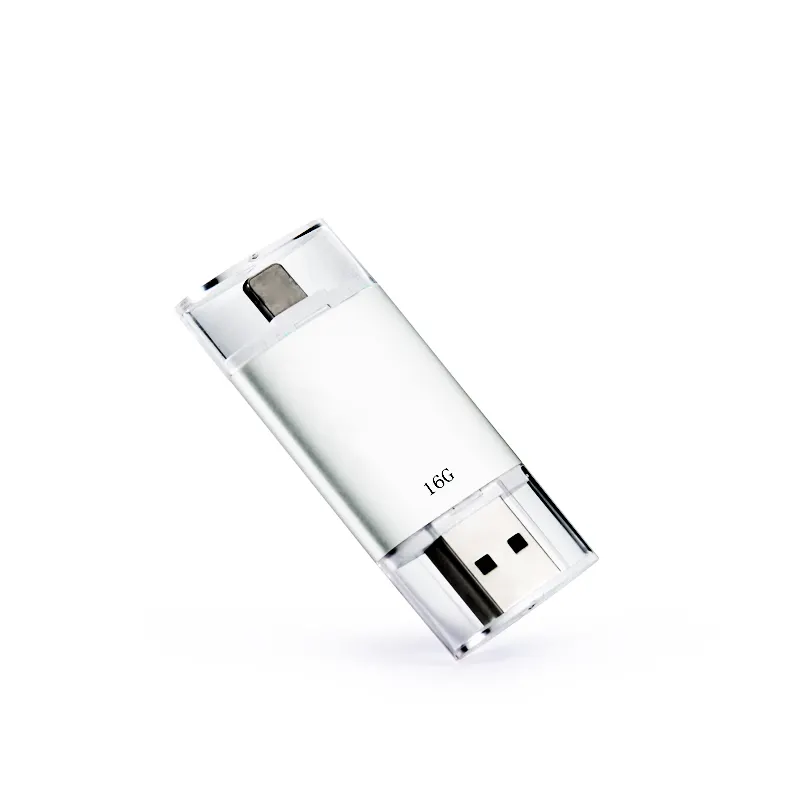 Otg Usb עט כונן U דיסק זיכרון Pendrive מקל במהירות גבוהה 3 ב 1 TF עבור Iphone סוג-C 2.0 3.0 Adaptador מיקרו Celular 32Gb