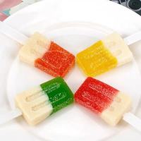 Nouvelles friandises en emballage individuel, bonbons fruités, sucettes gélifiées en forme de crème glacée, multicolores, 23