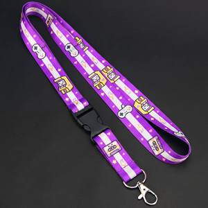 Lanières personnalisées en gros pour groupes d'idoles, avec design de dessin animé, et cartes de personnel VIP pour expositions, conception gratuite - Product Image 1
