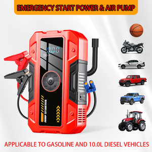 <span class=keywords><strong>Arrancador</strong></span> de Emergencia 6000mAh Rojo <span class=keywords><strong>para</strong></span> Coche, Batería de 1000A con <span class=keywords><strong>Pinzas</strong></span> de Seguridad, Paquete de Energía Portátil <span class=keywords><strong>para</strong></span> Vehículos, Motocicletas, SUV e Inflador - Product Image 4