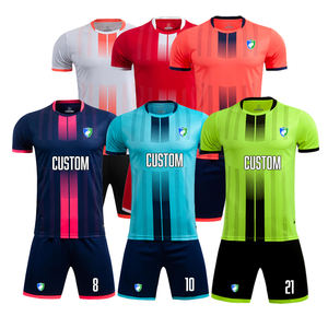 Maillot de football personnalisé avec logo par sublimation, uniforme d'équipe, entraînement, club, maillot de football pour hommes, femmes, enfants, jeunes, maillot de football personnalisé - Product Image 1
